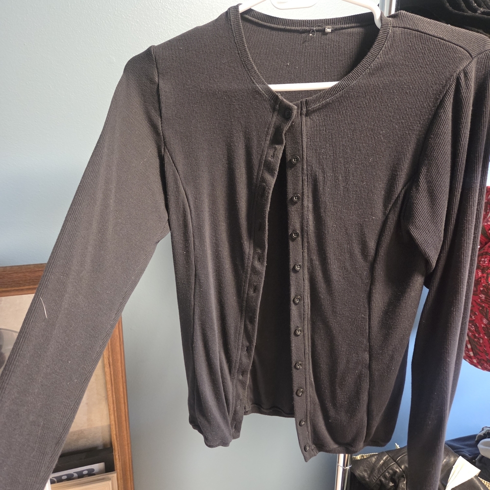 Oner Active Black Button-Down Shirt